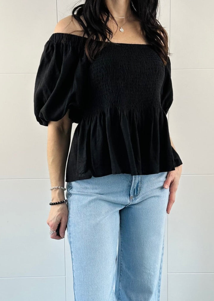 ASTER PUFF SLEEVE TOP