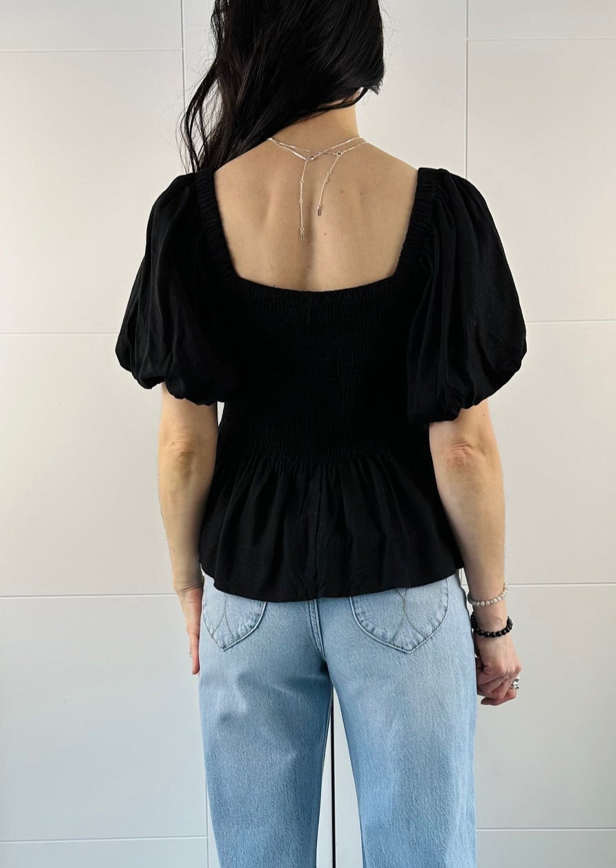 ASTER PUFF SLEEVE TOP
