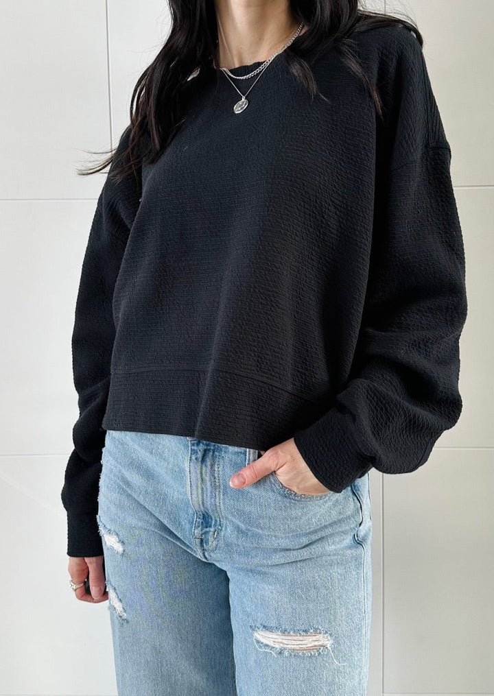 Chloe Crop Ottoman Sweater