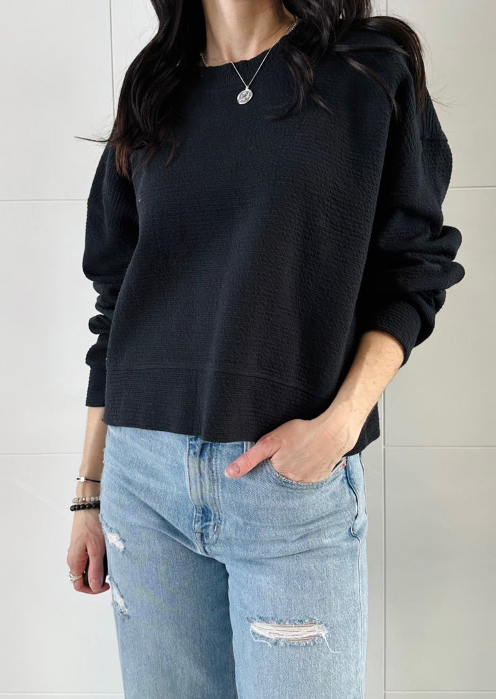 Chloe Crop Ottoman Sweater