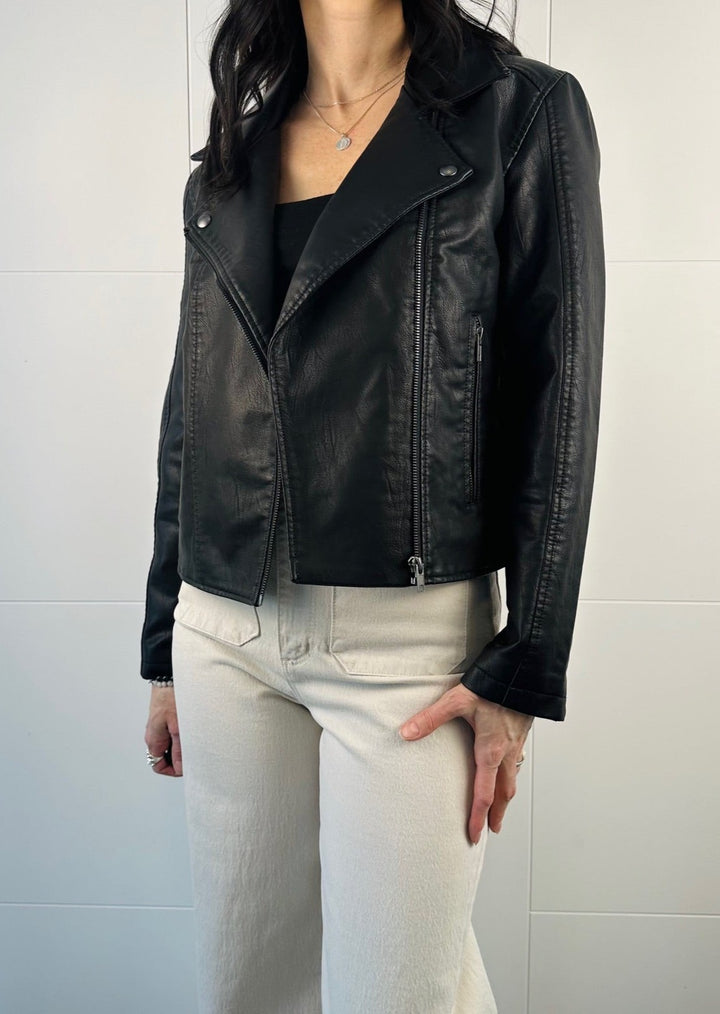 Effie Faux Leather Jacket