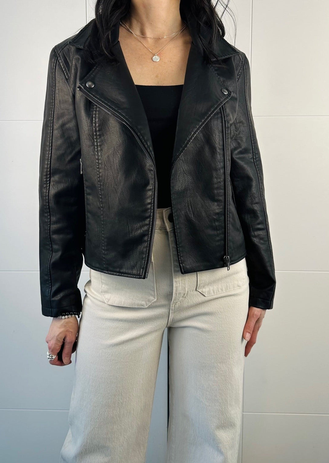 Effie Faux Leather Jacket