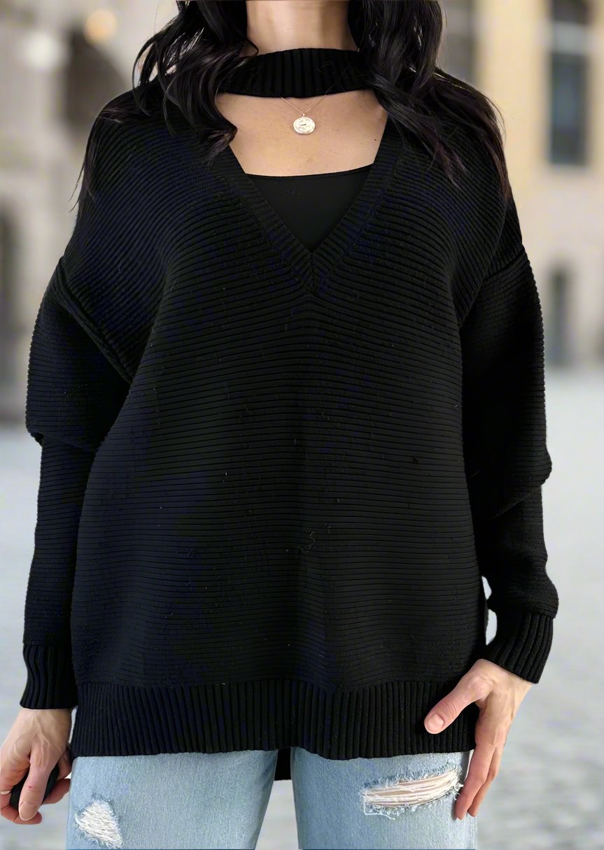 Cozy knit sweater on sale