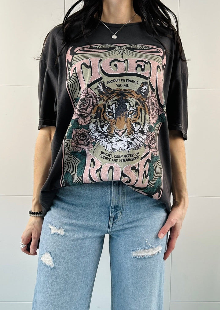 TIGER ROSE DESERT WASH RELAXED TEE