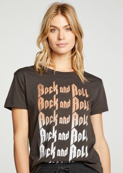 RECYCLED VINTAGE ROCK AND ROLL TEE