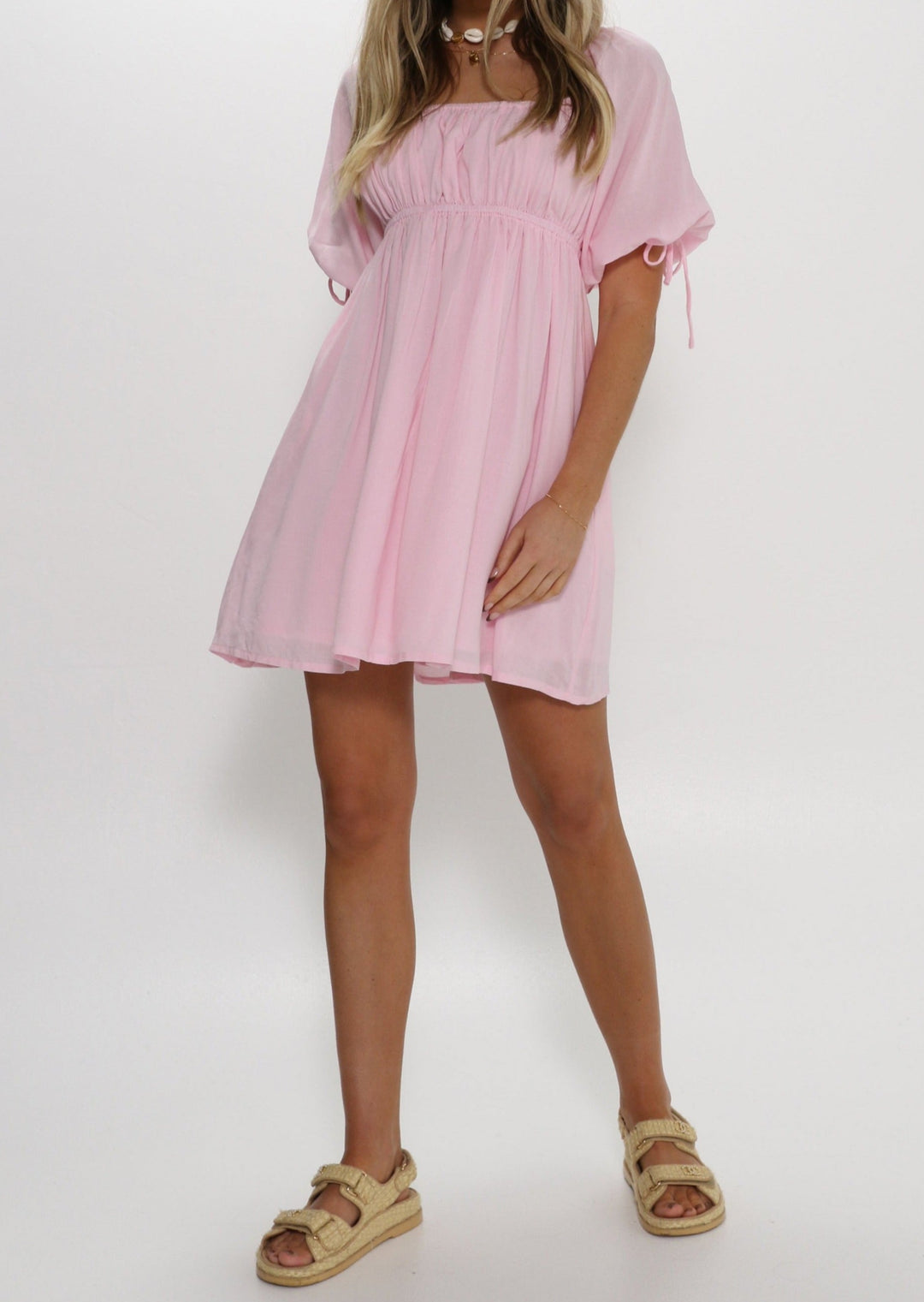 Lianna Pink Mini Dress