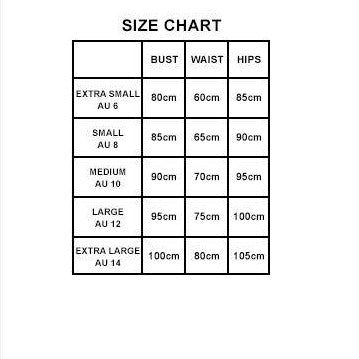 DAILY ADVENTURES JADE LINEN SHIRT Size Chart
