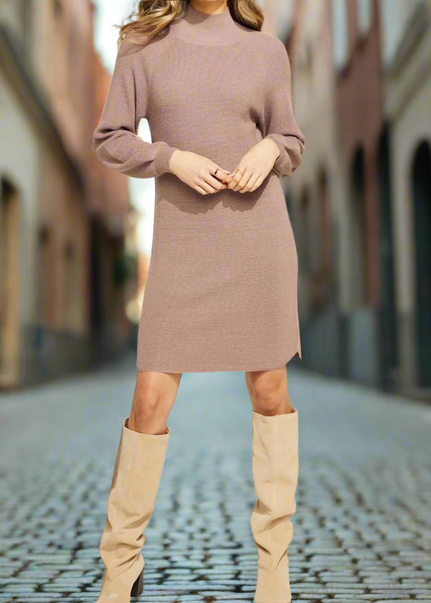 Gentle Fawn Mock Neck Sweater Dress Gentle Fawn Mock Neck Sweater Dress