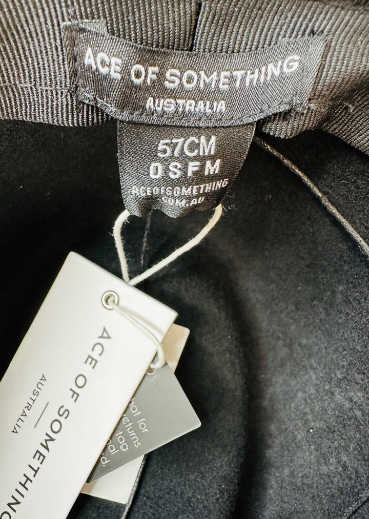 OSLO BLACK FEDORA HAT