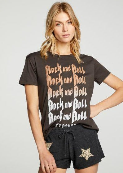 RECYCLED VINTAGE ROCK AND ROLL TEE