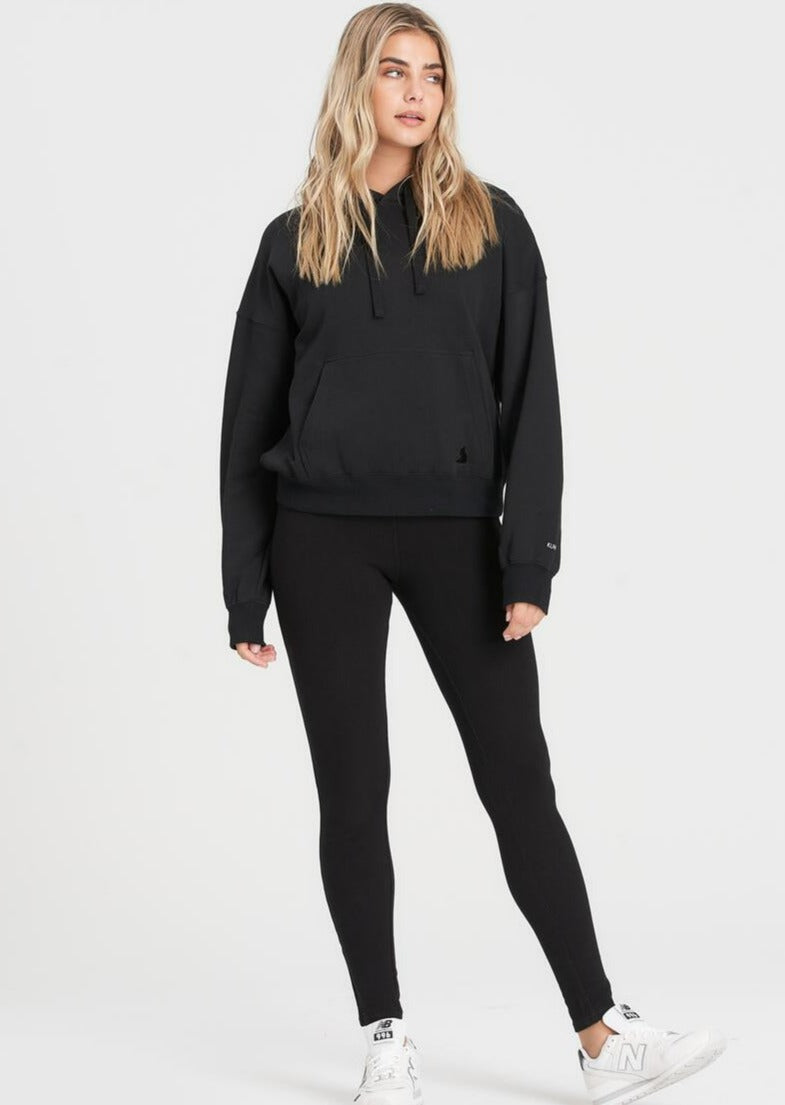 THE PERFECT COMFY BLACK HOODIE