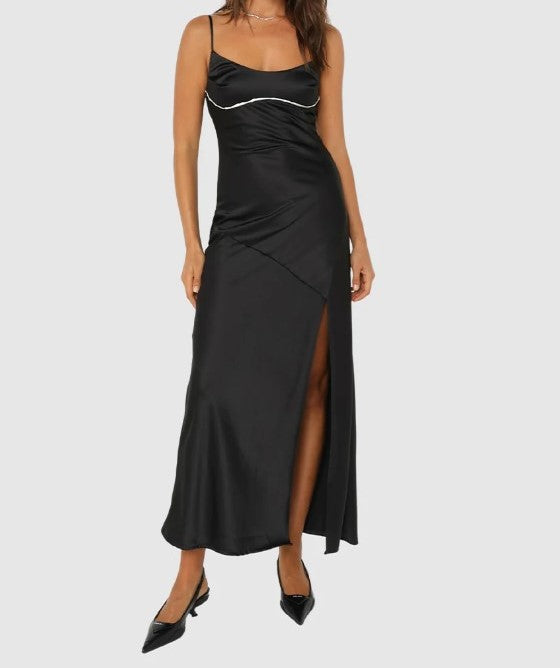 Satin Midi Dress