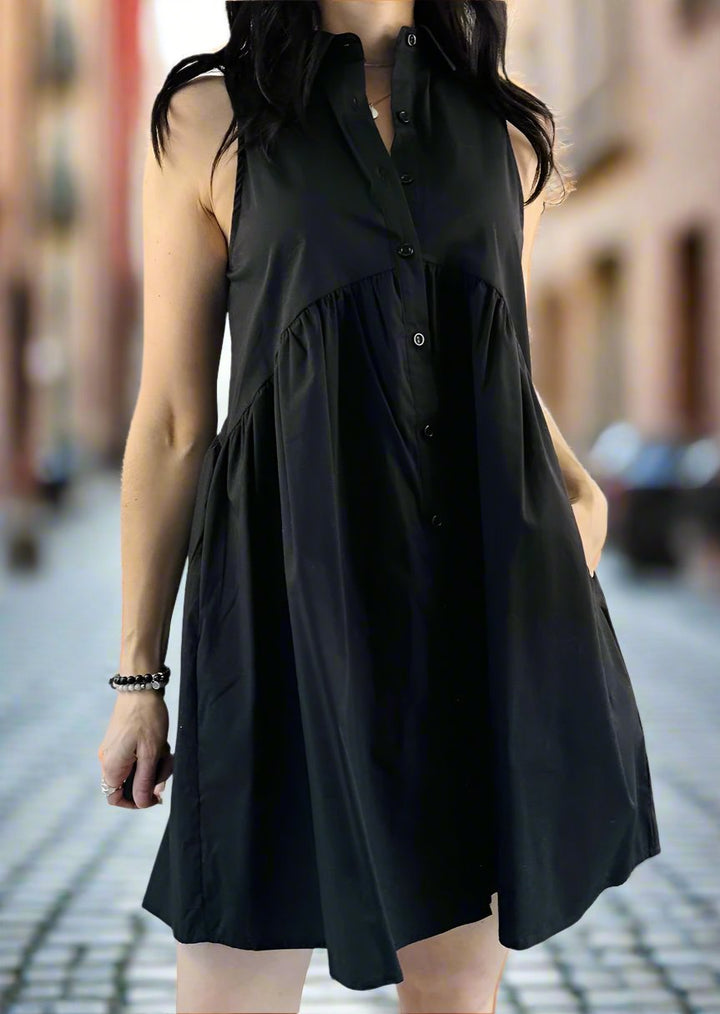 AISHA MINI SHIRT DRESS