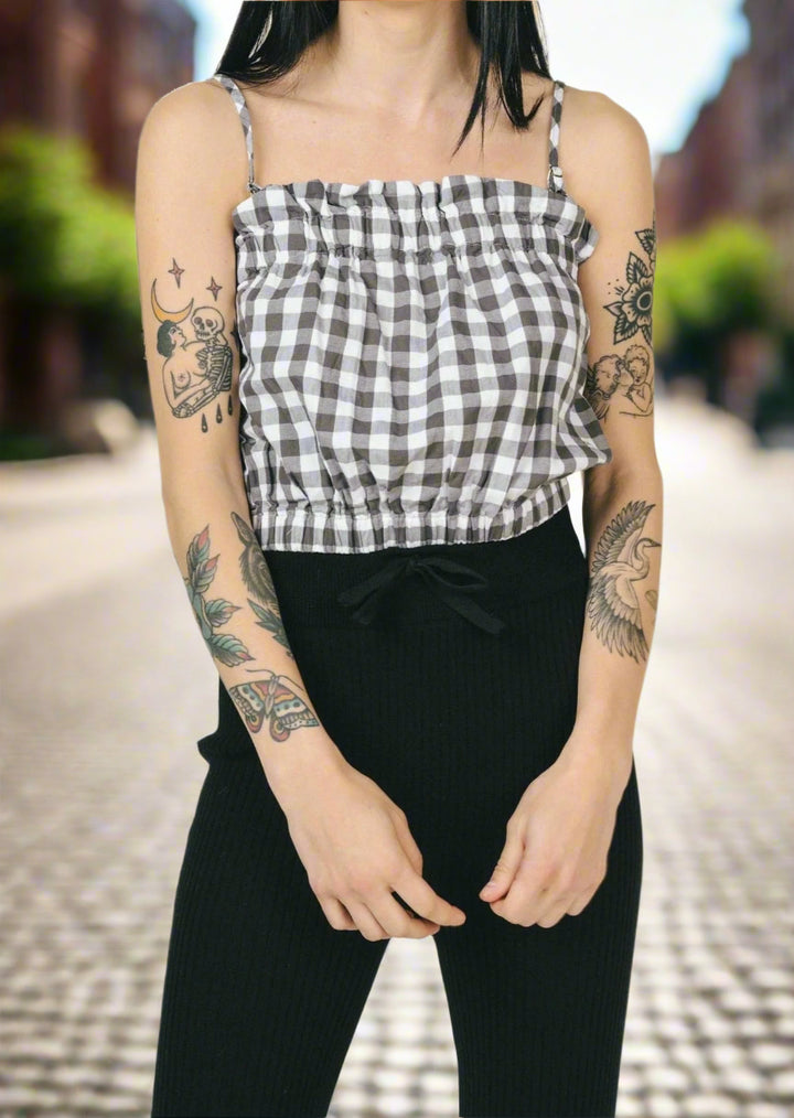 BANJO PICNIC PRINT TANK TOP