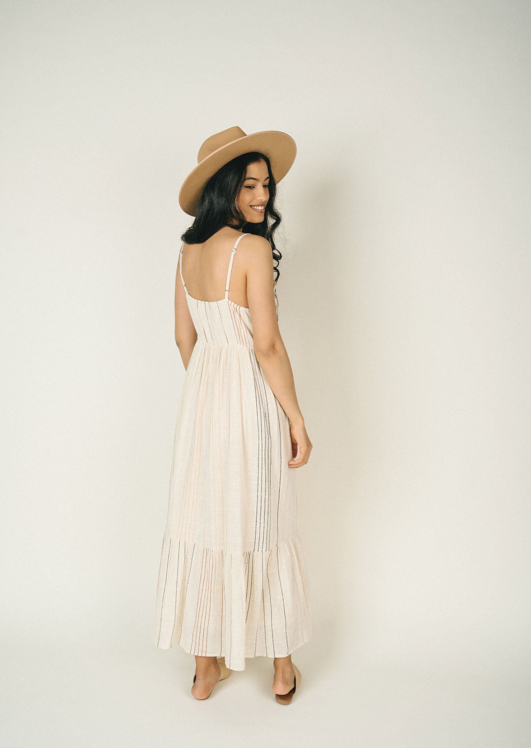 BANNER MILK MAXI DRESS
