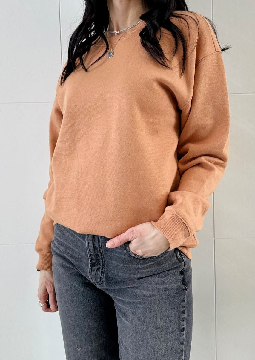 Gentle Fawn Belmont Heather Camel Sweatshirt Tia B Boutique