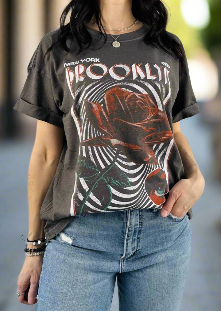 Brooklyn Rose Boyfriend Tee