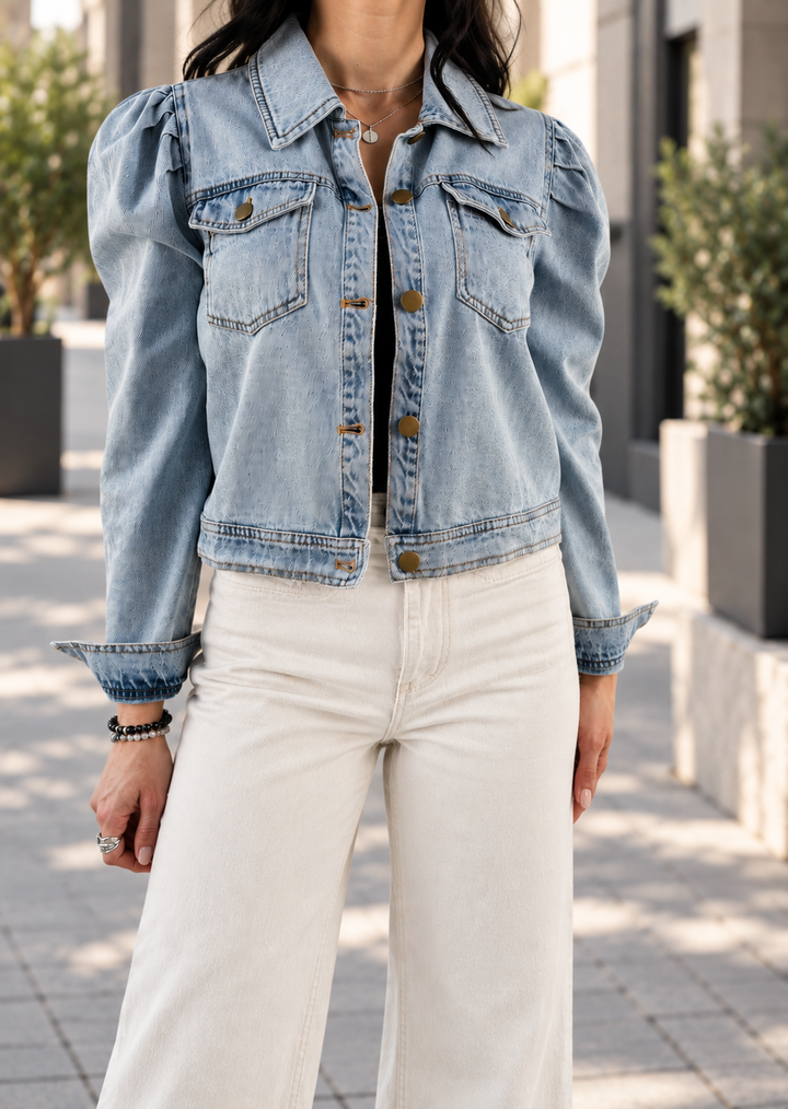 FLARE DENIM JACKET