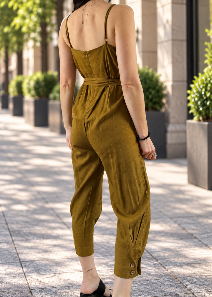 GEMMA KHAKI JUMPSUIT