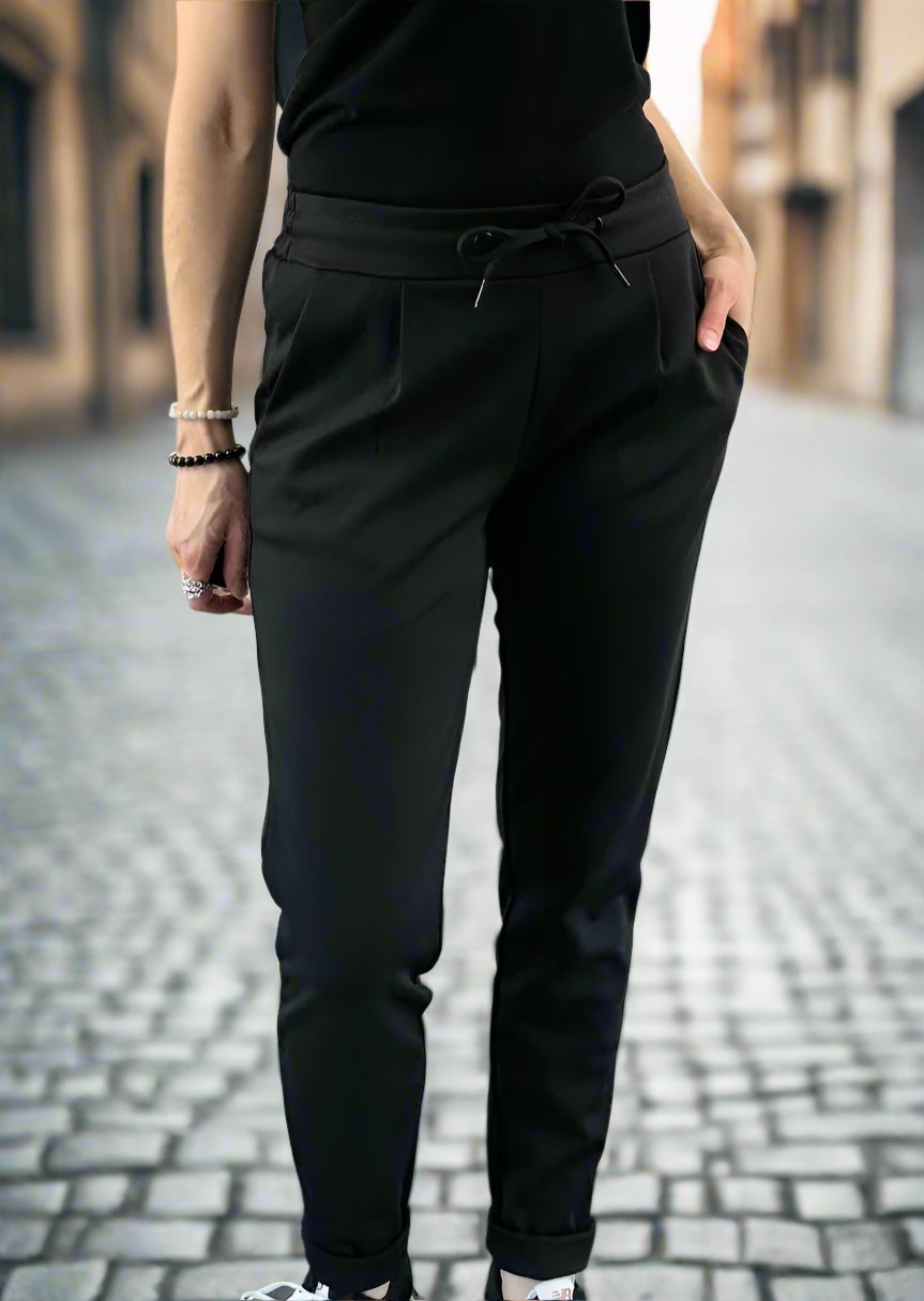 KATE JERSEY BLACK DRESS PANT