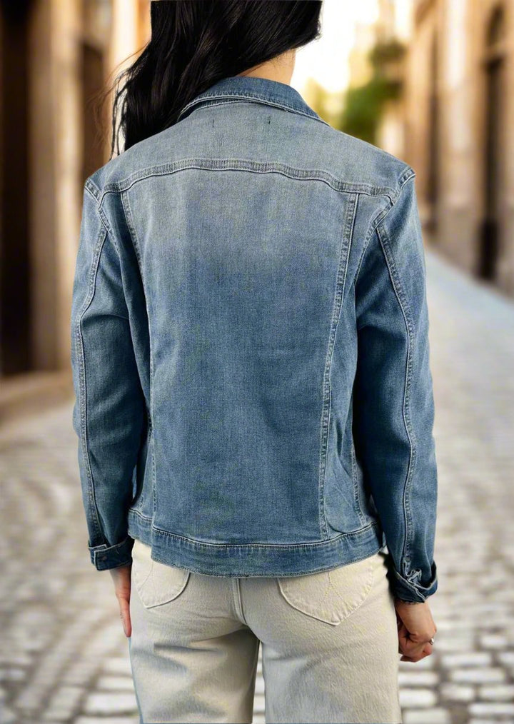 LIGHT FEATHER BLUE DENIM JACKETJacket