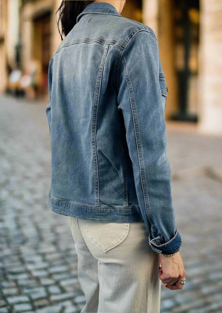 LIGHT FEATHER BLUE DENIM JACKET
