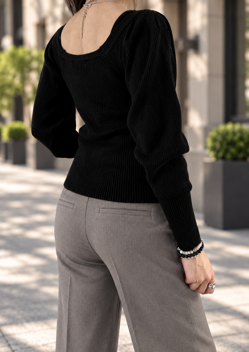 Puff Sleeve Sweater