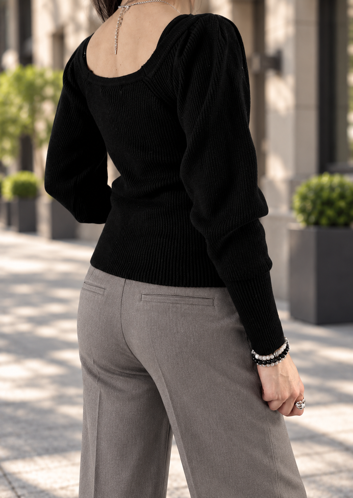 Puff Sleeve Sweater