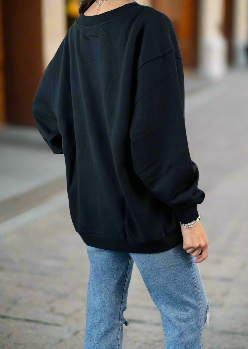 TAURUS BLACK SWEATER