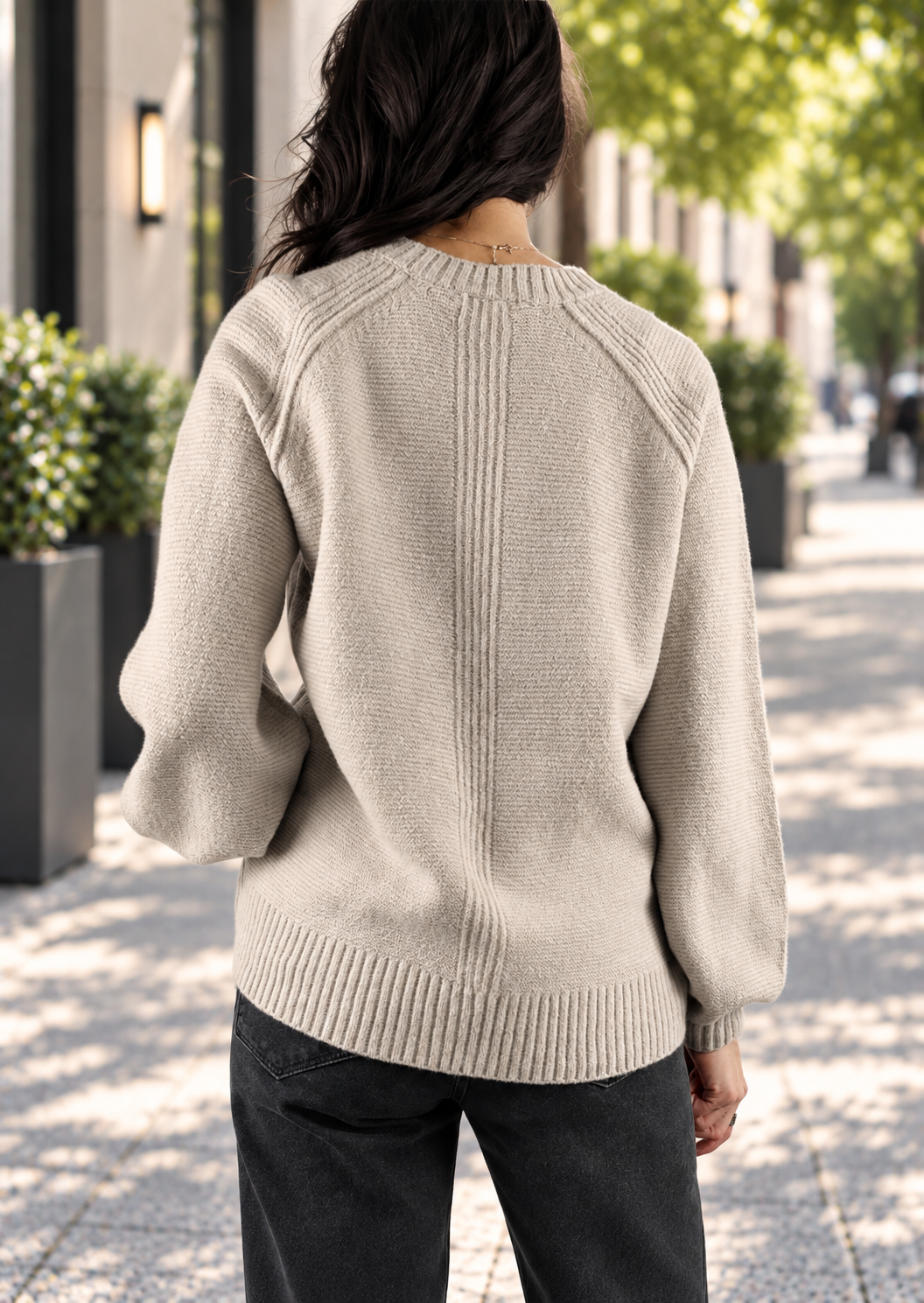 Textured Mist Sweater