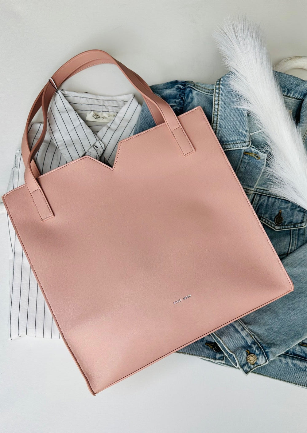 ALICIA TOTE II - MISTY ROSE