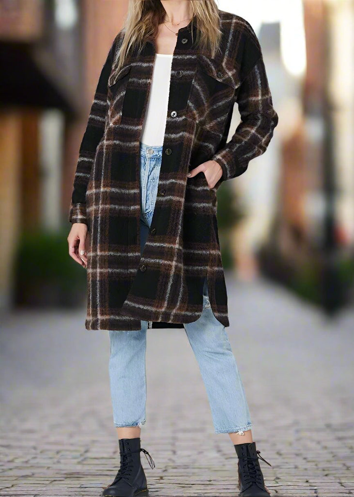 Black checkered jacket hotsell