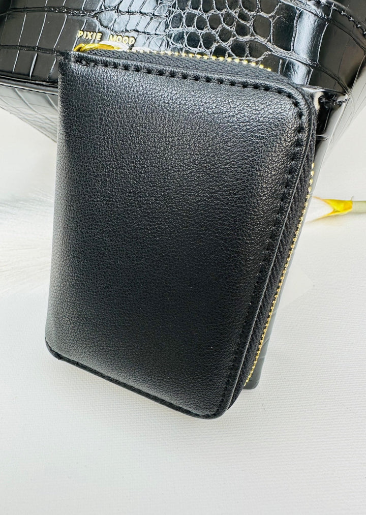CANDICE WALLET - FAUX BLACK