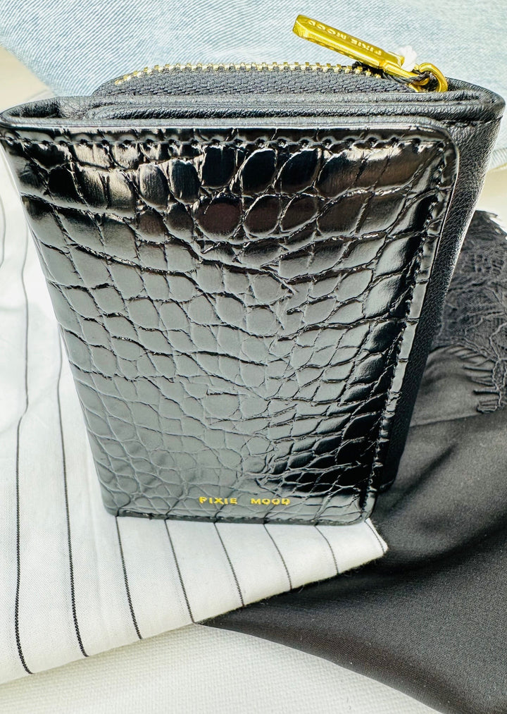 CANDICE WALLET - FAUX BLACK