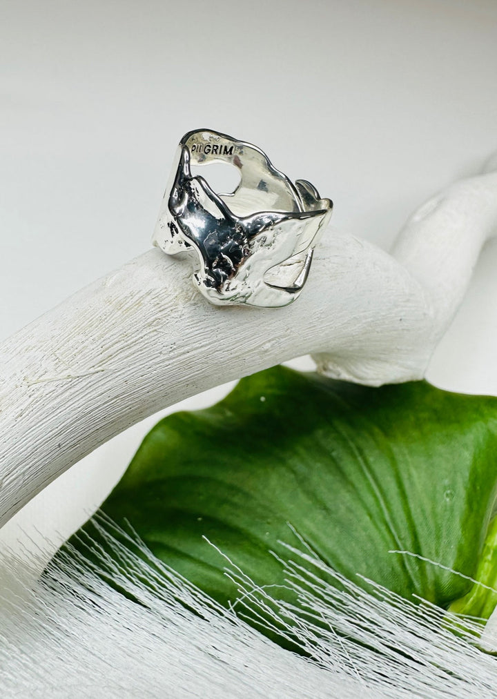 COMPASS ORGANIC SHAPED RING