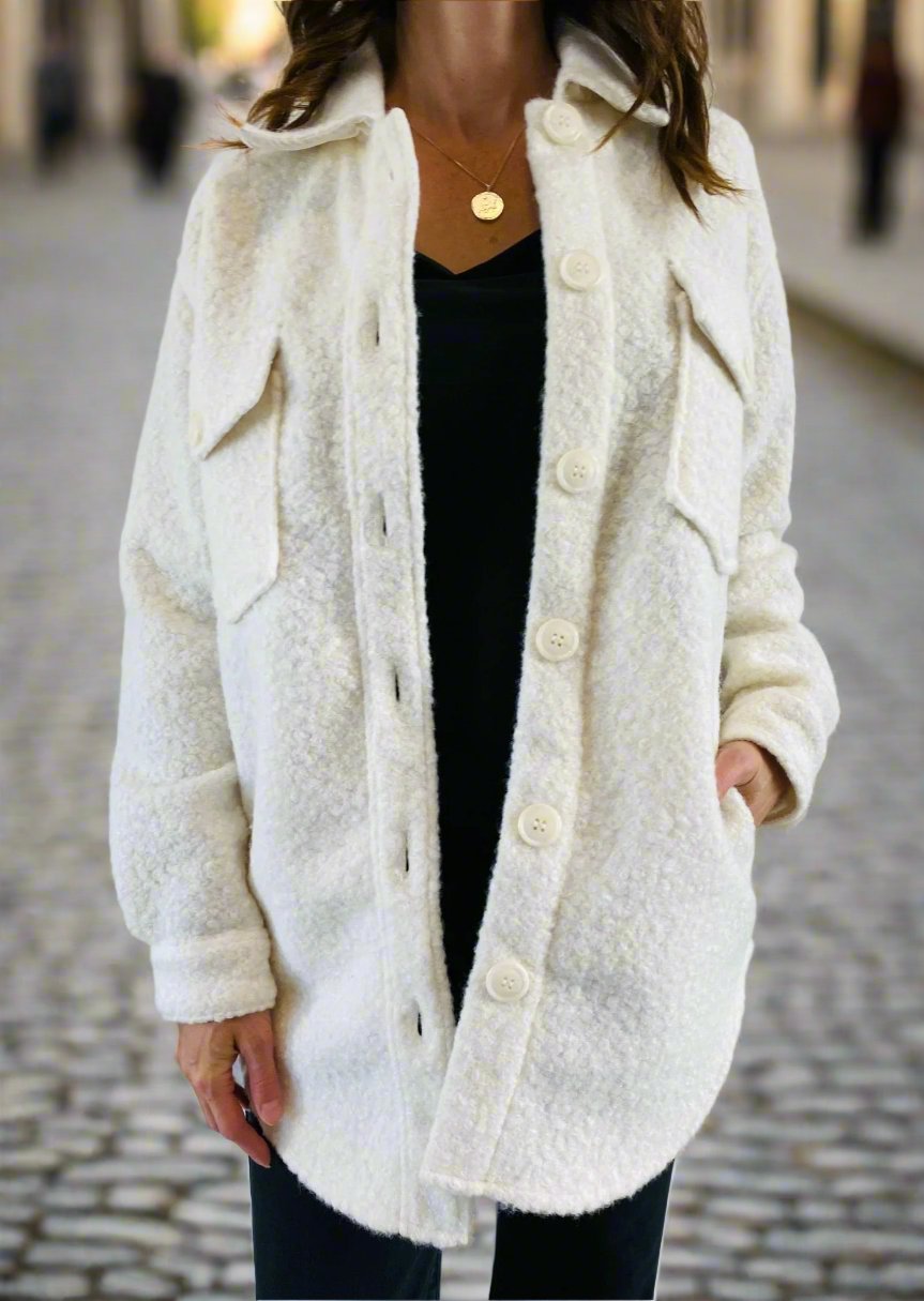 Cream Dream Boucle Jacket
