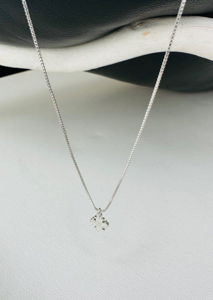 DAGMAR RECYCLED MINI CROSS PENDANT NECKLACE