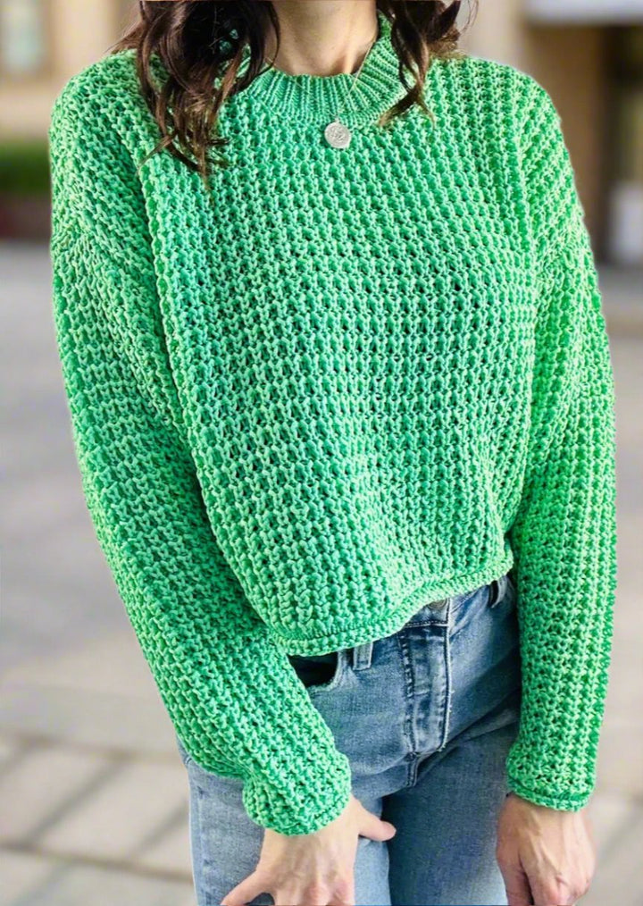 DARLA MARGARTIA LIME SWEATER