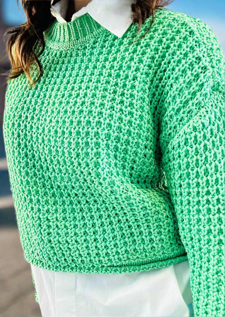 DARLA MARGARTIA LIME SWEATER