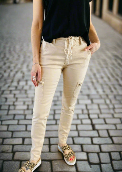 DRAWSTRING CARGO PANT