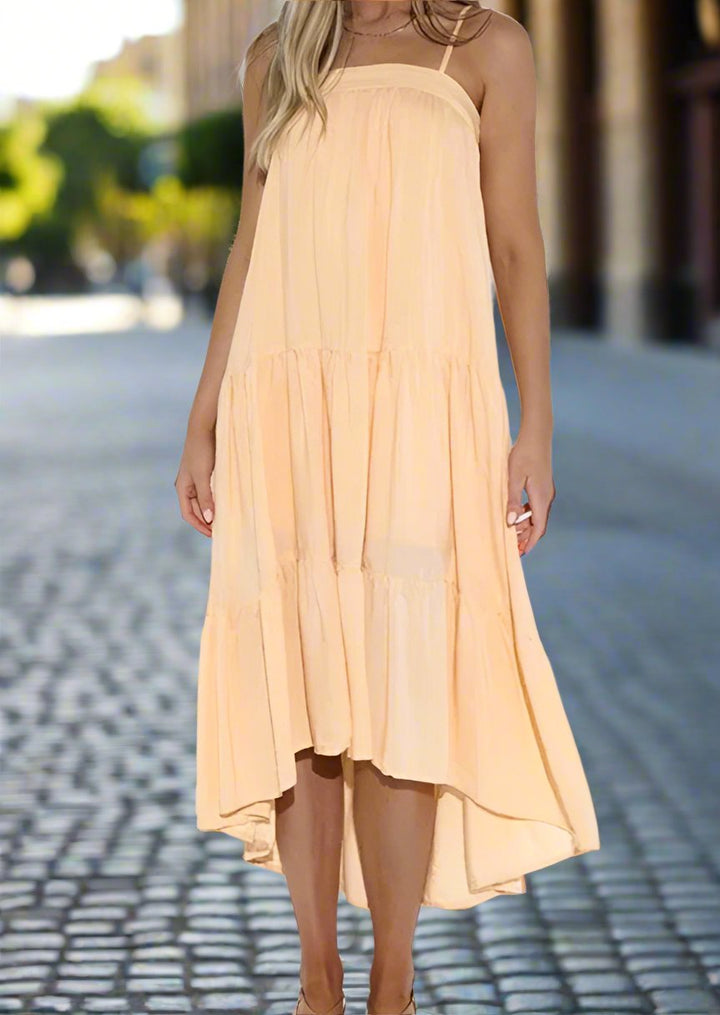 ESMAE CORAL MAXI DRESS