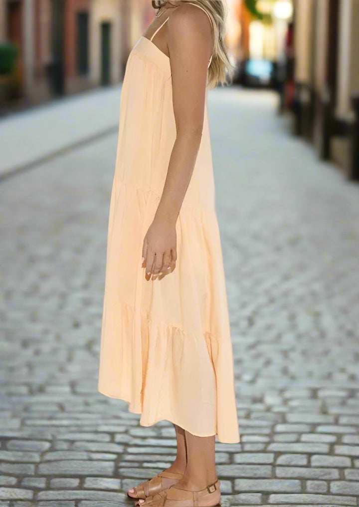 ESMAE CORAL MAXI DRESS