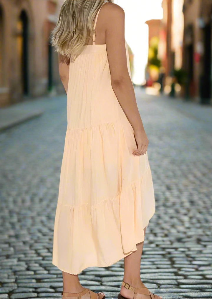 ESMAE CORAL MAXI DRESS