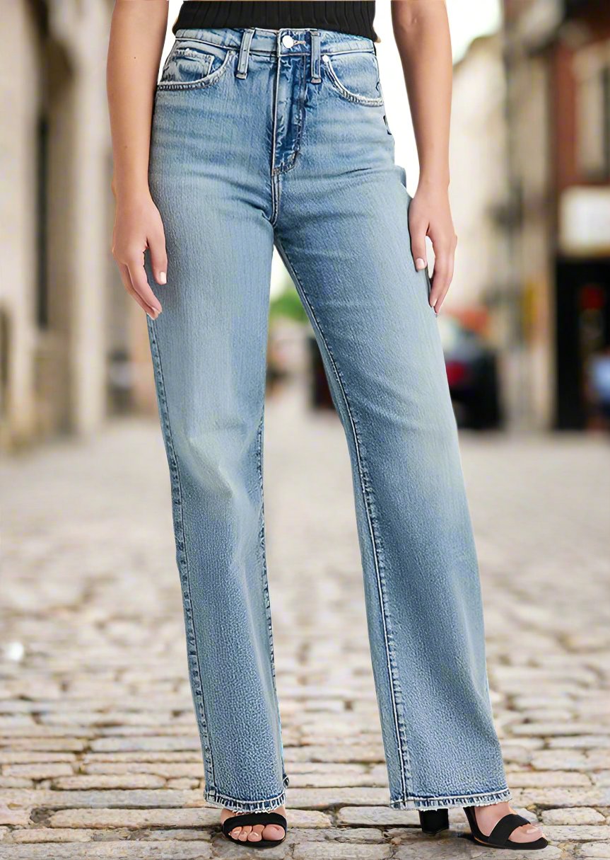 Silver Jeans Highly Desirable Indigo Trouser Jean Tia B Boutique