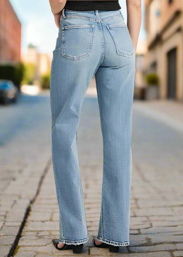 HIGHLY DESIRABLE MEDIUM INDIGO TROUSER JEAN