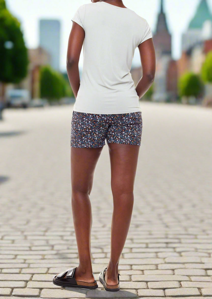 MARILYN SHORT SLEEVE V-NECK TOP