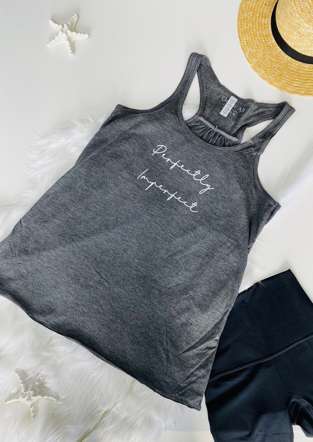 "PERFECTLY IMPERFECT" FLOWY TANK