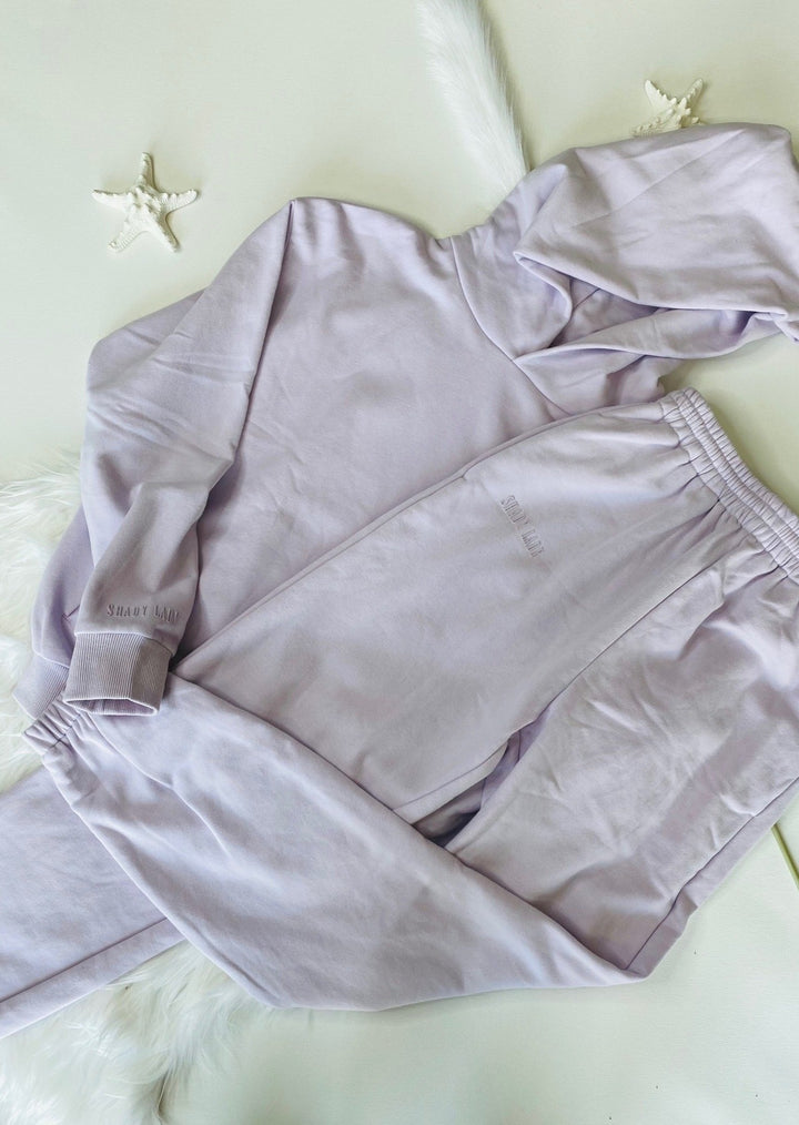 BUTTER FLEECE LILAC HOODIE