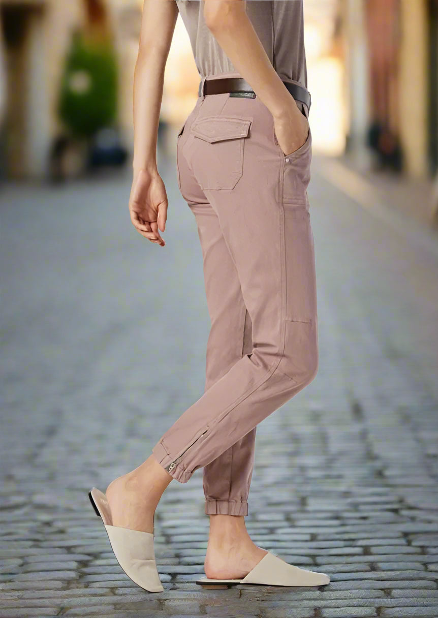 IVY SLIM CARGO PANT - ANTLER TWILL