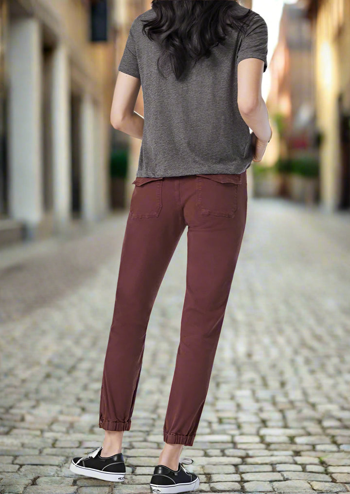 IVY SLIM CARGO PANT - STONE BROWN